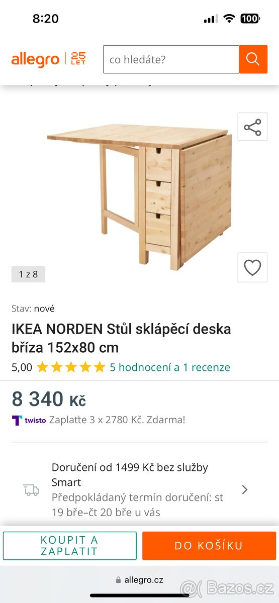 IKEA stul