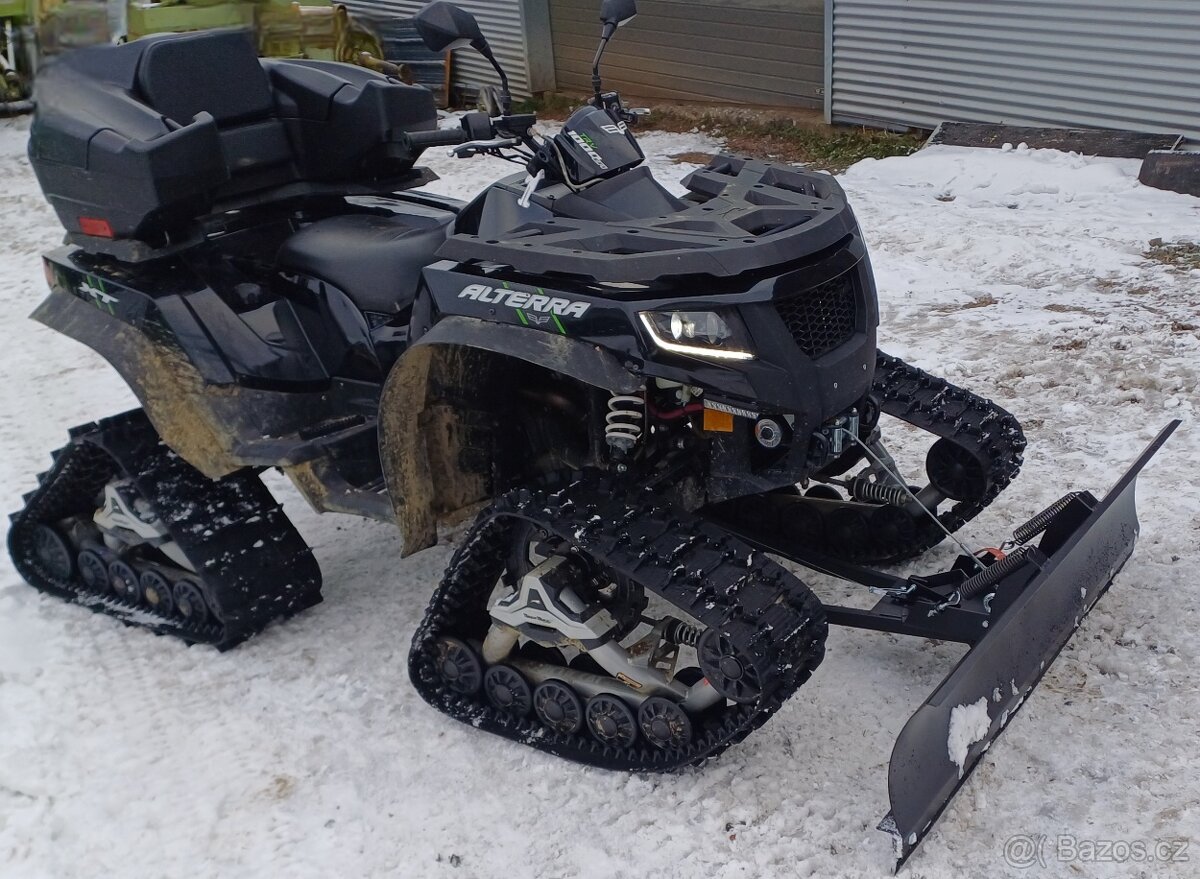 Arcticcat alterra 1000, pasy, navijak, pluh na snih,