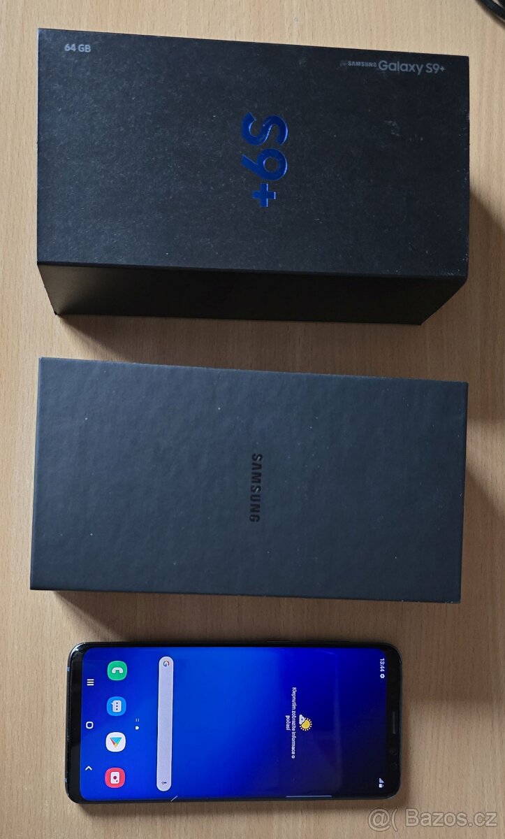 Samsung S9+ 64GB, Dual sim, Coral Blue + kryt