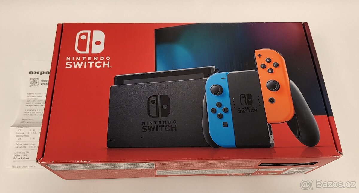 Nintendo Switch + kufřík - záruka do 11/25