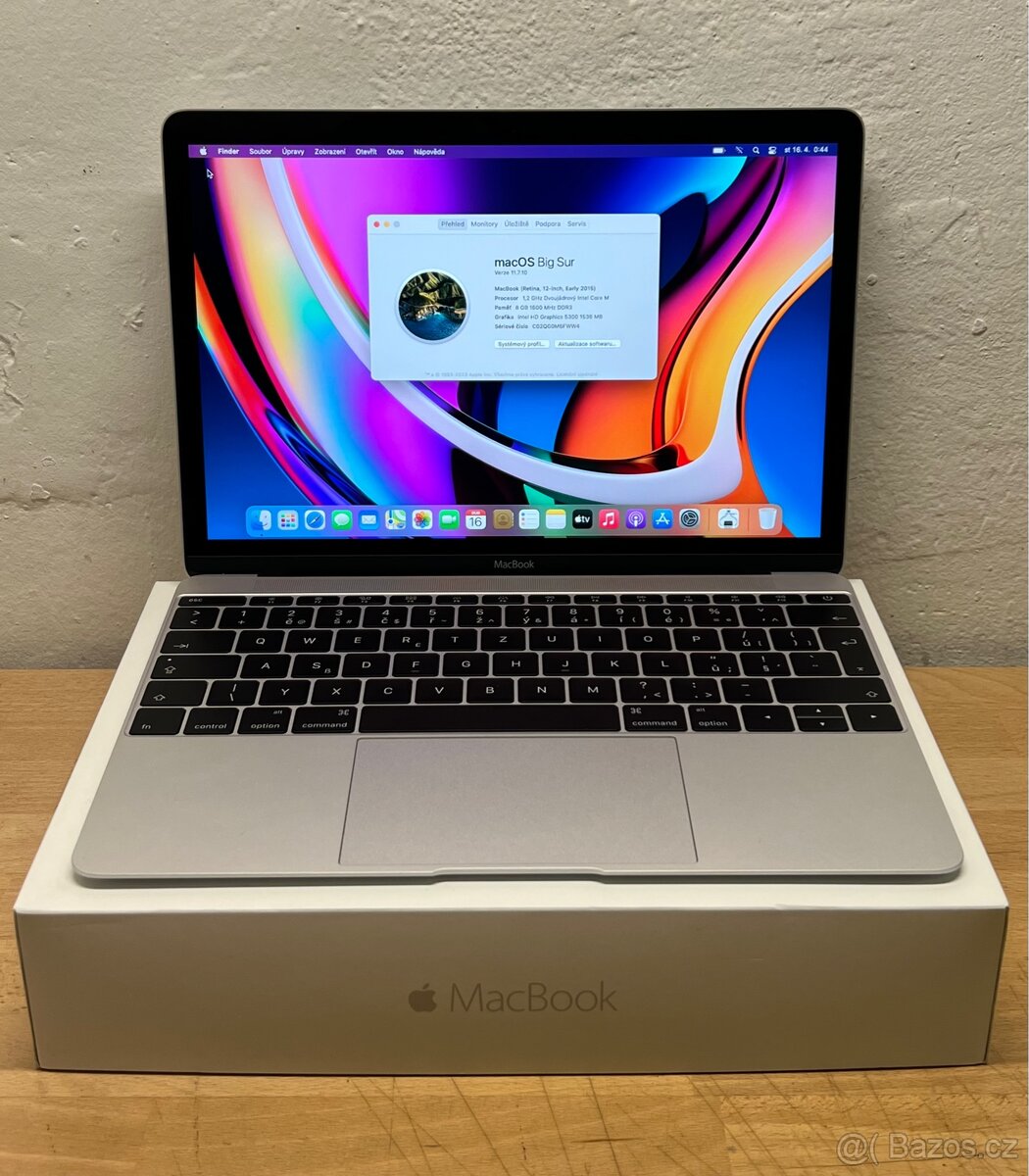 MacBook 12” 2015 /8GB RAM/Intel M/512GB SSD/ Záruka