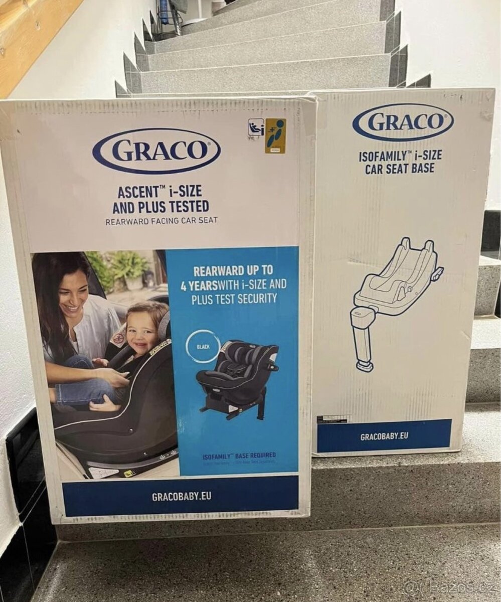 Autosedačka Graco Ascent vč. základny - NOVÁ