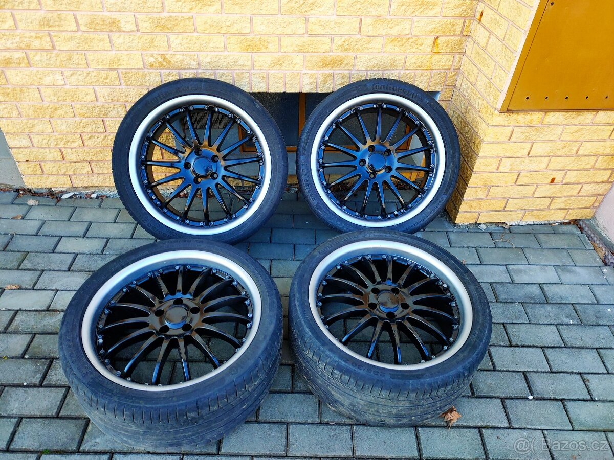 Alukola 5x112 R19 s letními pneu 285/30 ZR19 se vzorkem 5mm