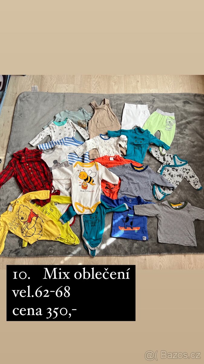 Mix chlapeckého oblečení