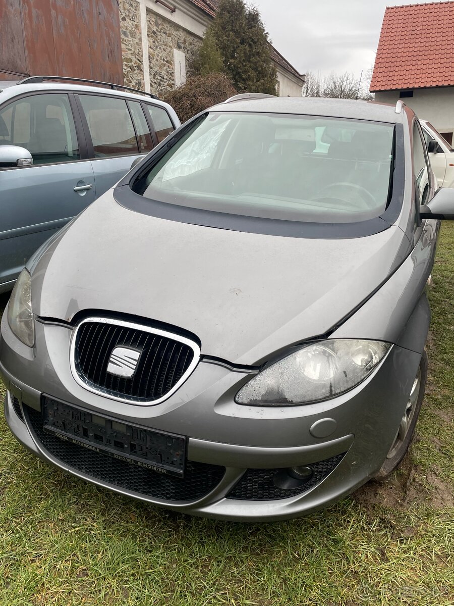 Seat Altea XL 1.9tdi 77kw BLS 2009 náhradní díly