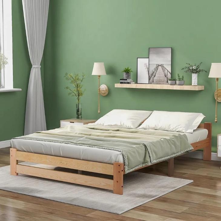 Futonová postel, Jednolůžková postel 90 x 200 cm