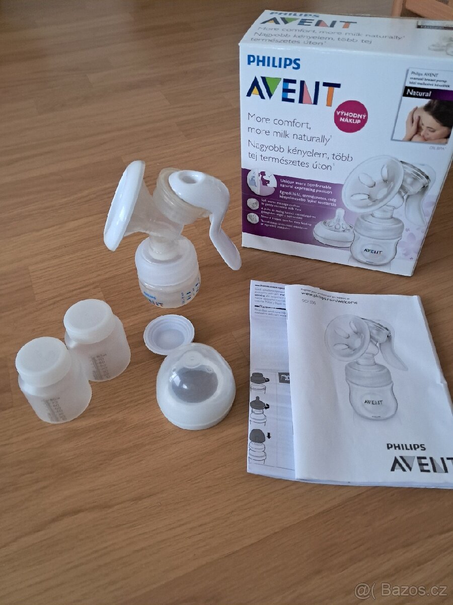 Odsávačka mléka Philips Avent + sterilizátor Philips Avent