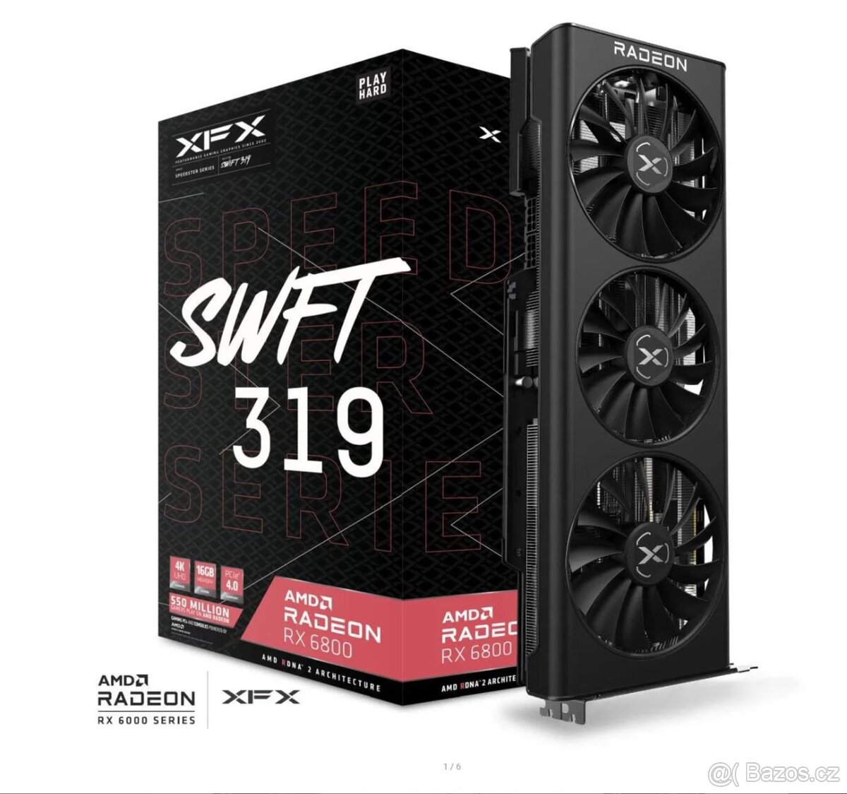 Radeon RX 6800 16GB XFX Speedster SWFT 319 CORE