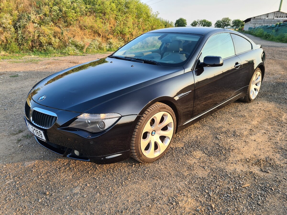 BMW 630i, e63, 190kw, r.v. 2005, 312 tis. km, MANUÁLNÍ převo