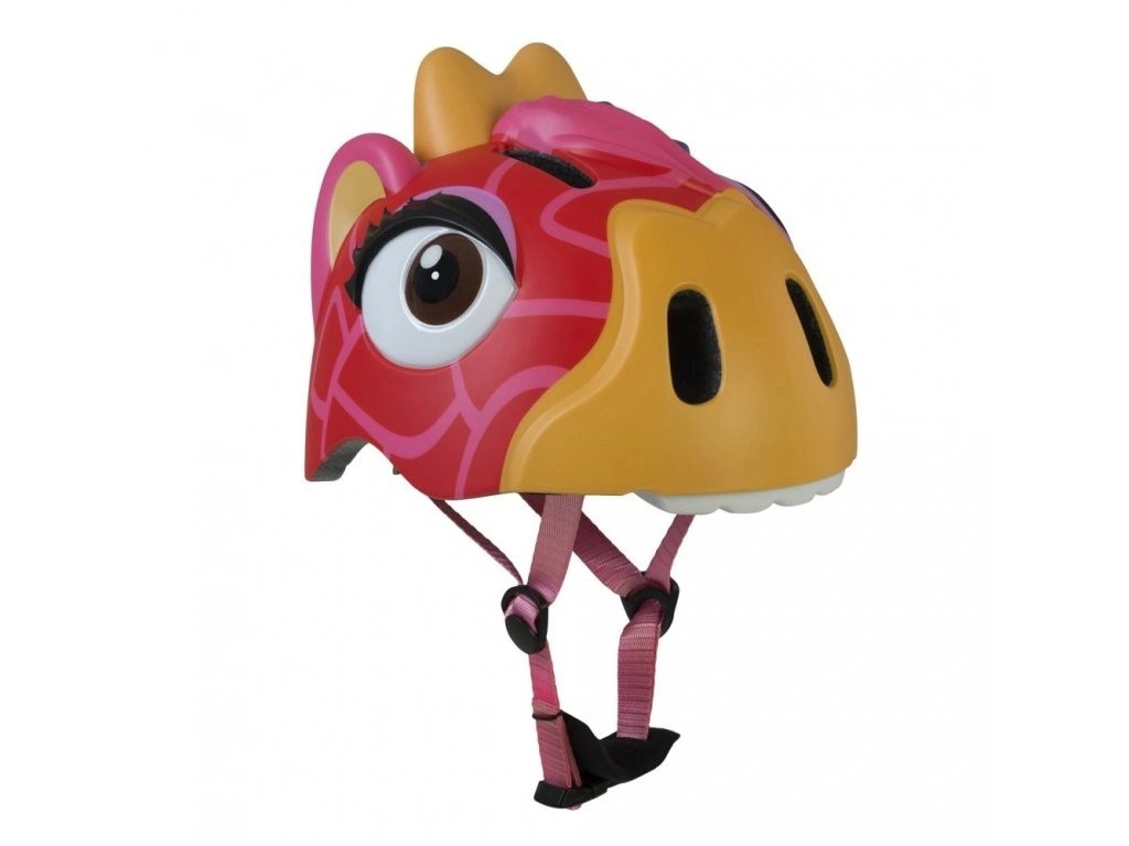 Dětská helma na kolo Žirafa, zvonek, zámeček - NOVÁ
