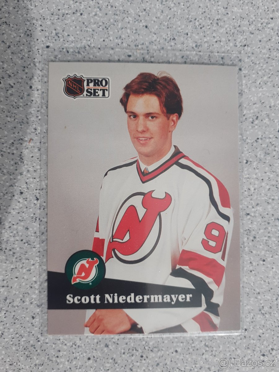 Hokejova karta 91-92 Pro Set Scott Niedermayer #CC4