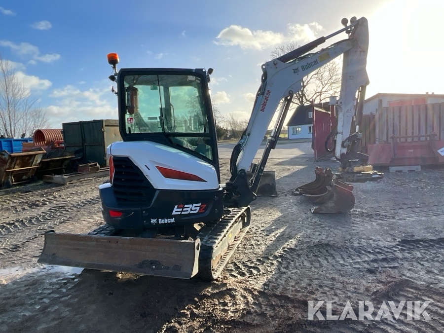 Minibagr 3,5t tuny bobcat engcon rototilt