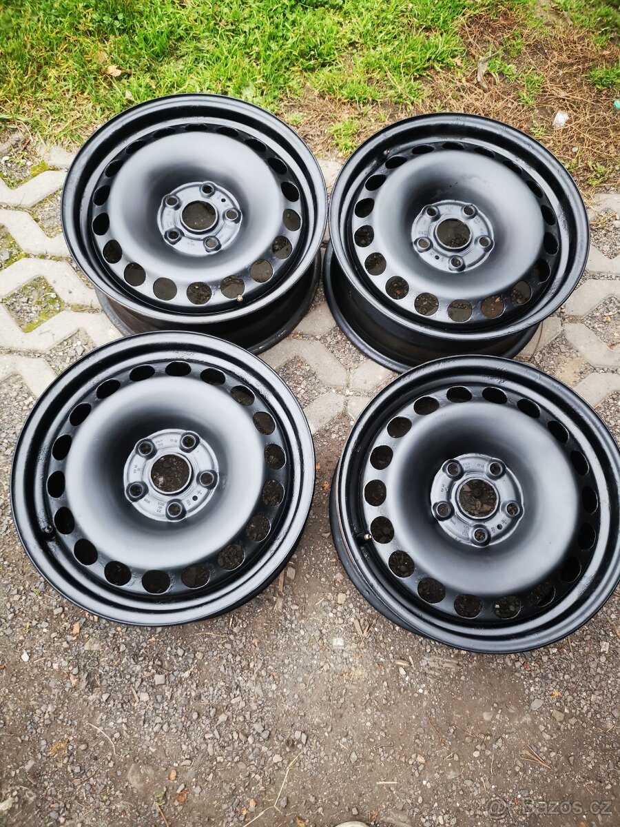 Plechové disky 5x112 R16 VW, Škoda, Seat, Audi