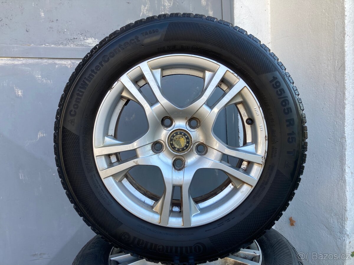 Alu kola se zimními pneu 195/65 R15