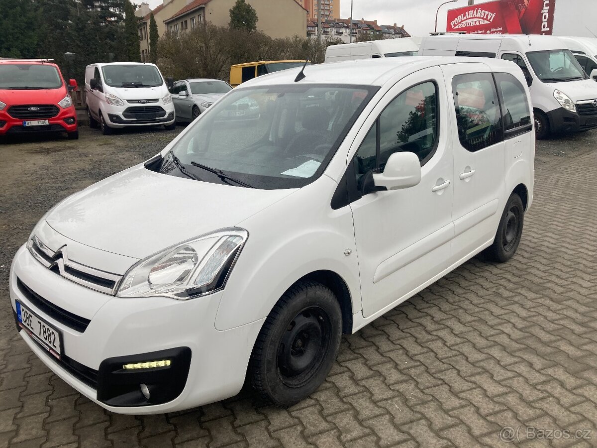 BERLINGO SPACE 5MÍST,1.6HDi 118tkm ,SERVIS-CITROEN,1maj,DPH