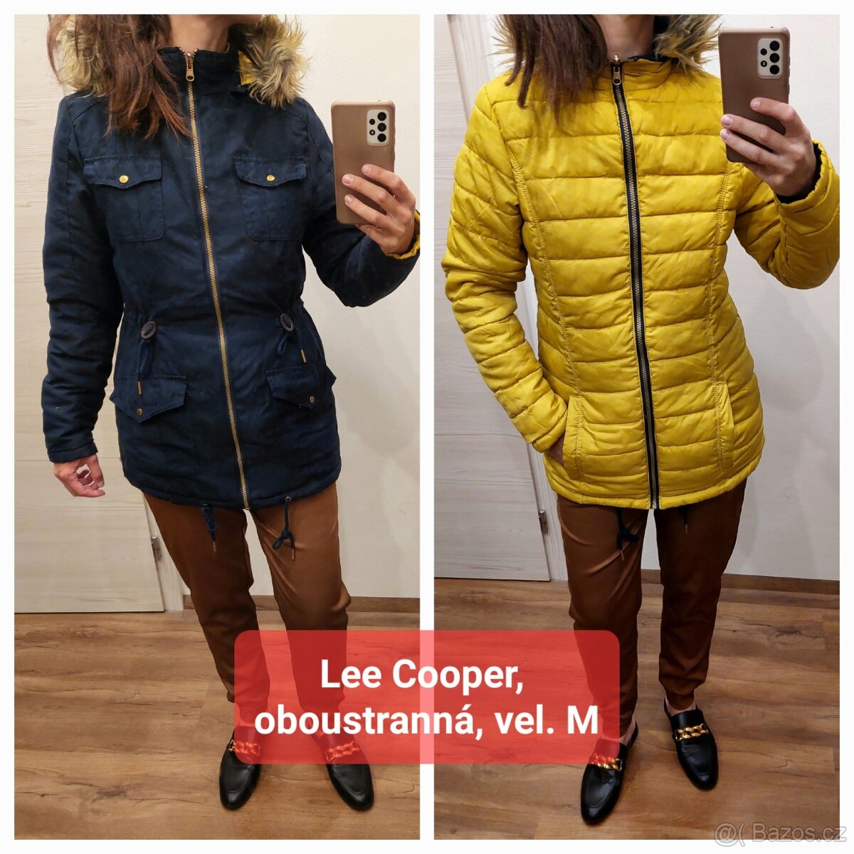 Vel. M Lee Cooper oboustranná bunda