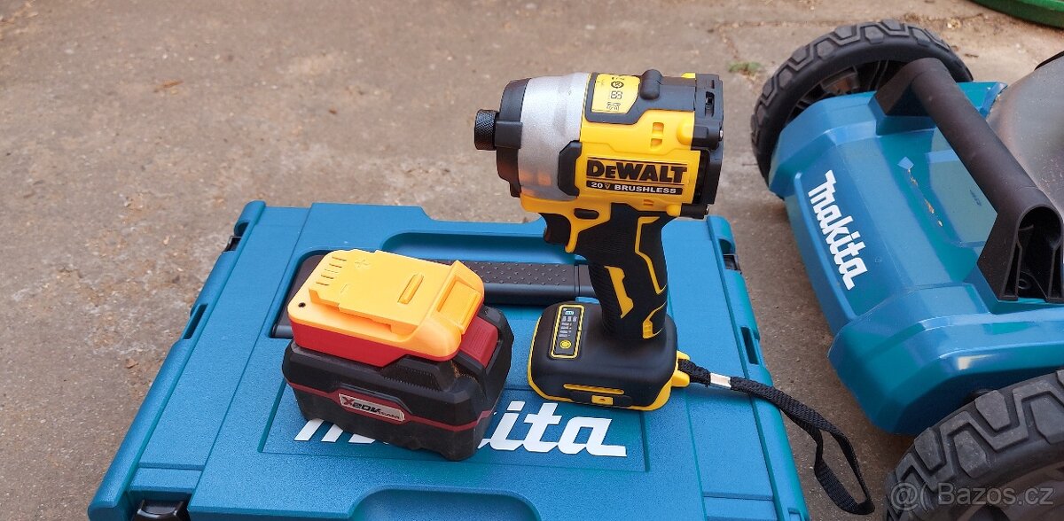 Aku Parkside X20V, redukce pro nářadí DeWALT 18/20V,TOP.