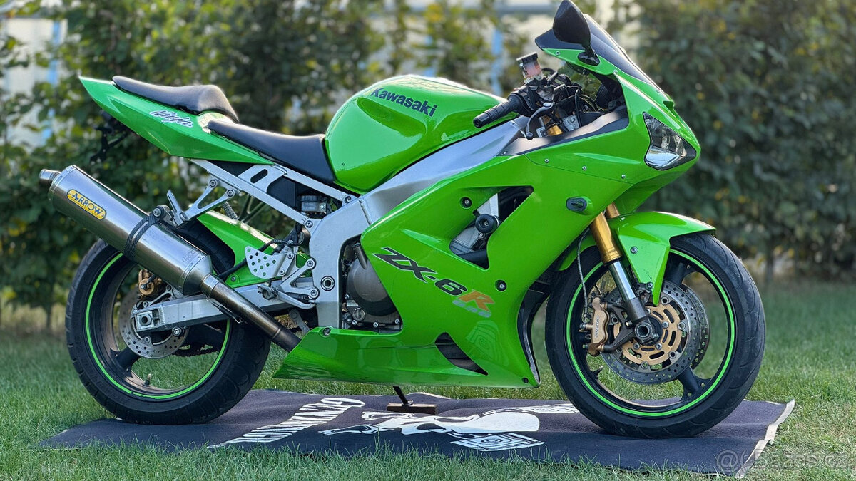 Kawasaki zx6r ninja 636 2004 špatný motor