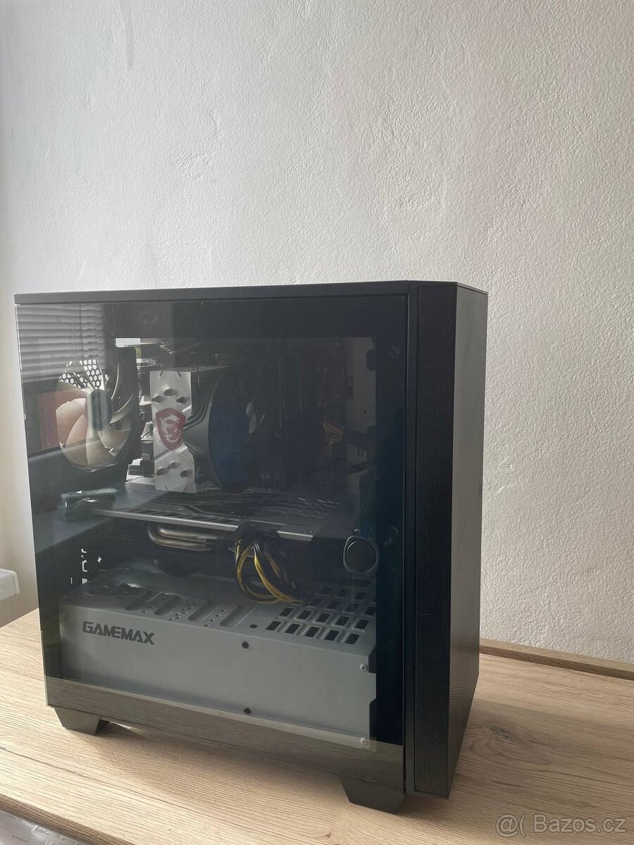 Herní PC Ryzen 5 2600, RX580 4GB, 16GB RAM, 512GB SSD, + př