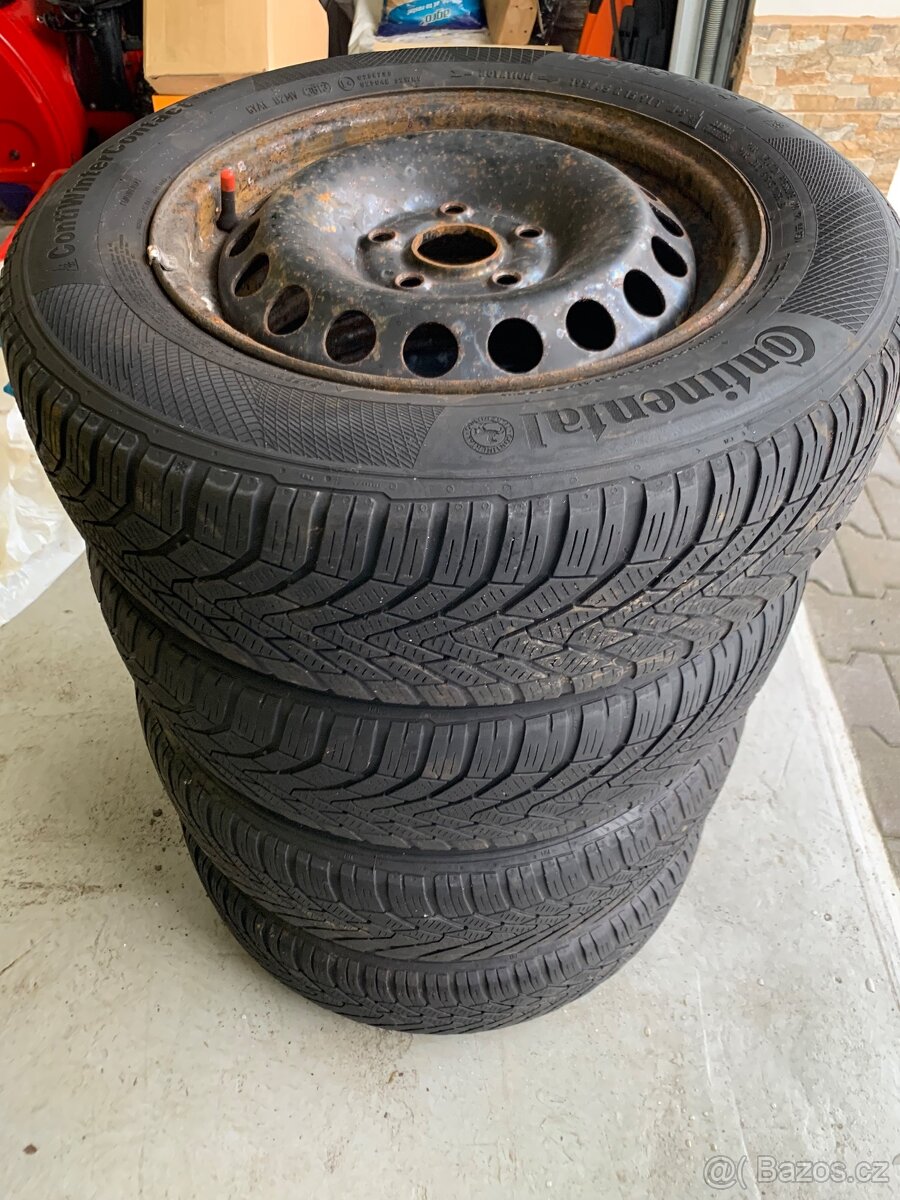 Pneu + disky + poklice Octavia II 195/65 R15