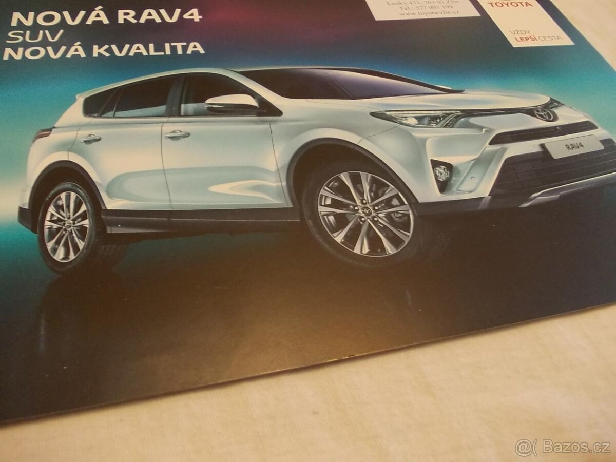 TOYOTA RAV4 --- český prospekt RAV 4