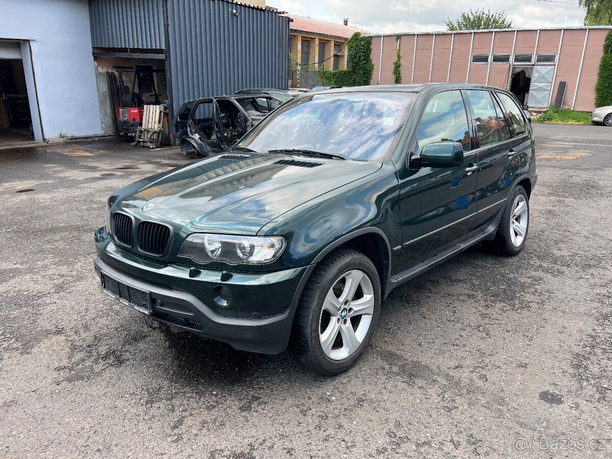 Bmw x5 e53 4.4i Oxfordgrün na díly