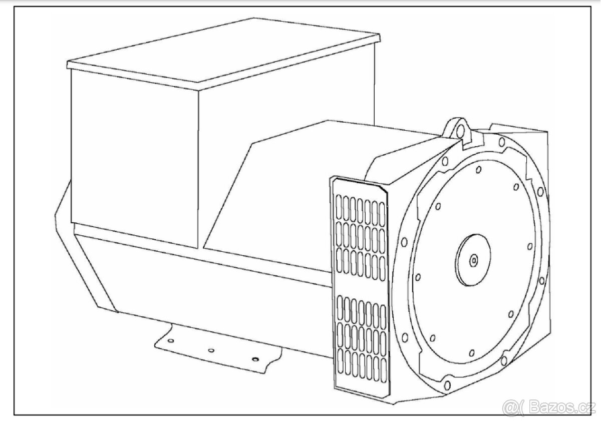 STAMFORD 3-fázový generator proudu 25kVA + ovládací pane