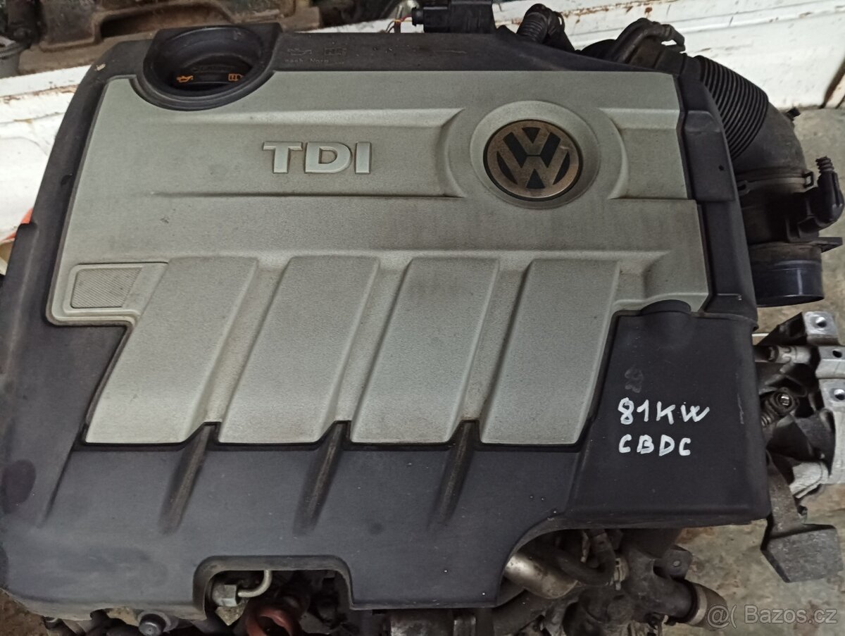 Motor 2.0 TDI/81kw 16v CBDC najeto 227 tkm..