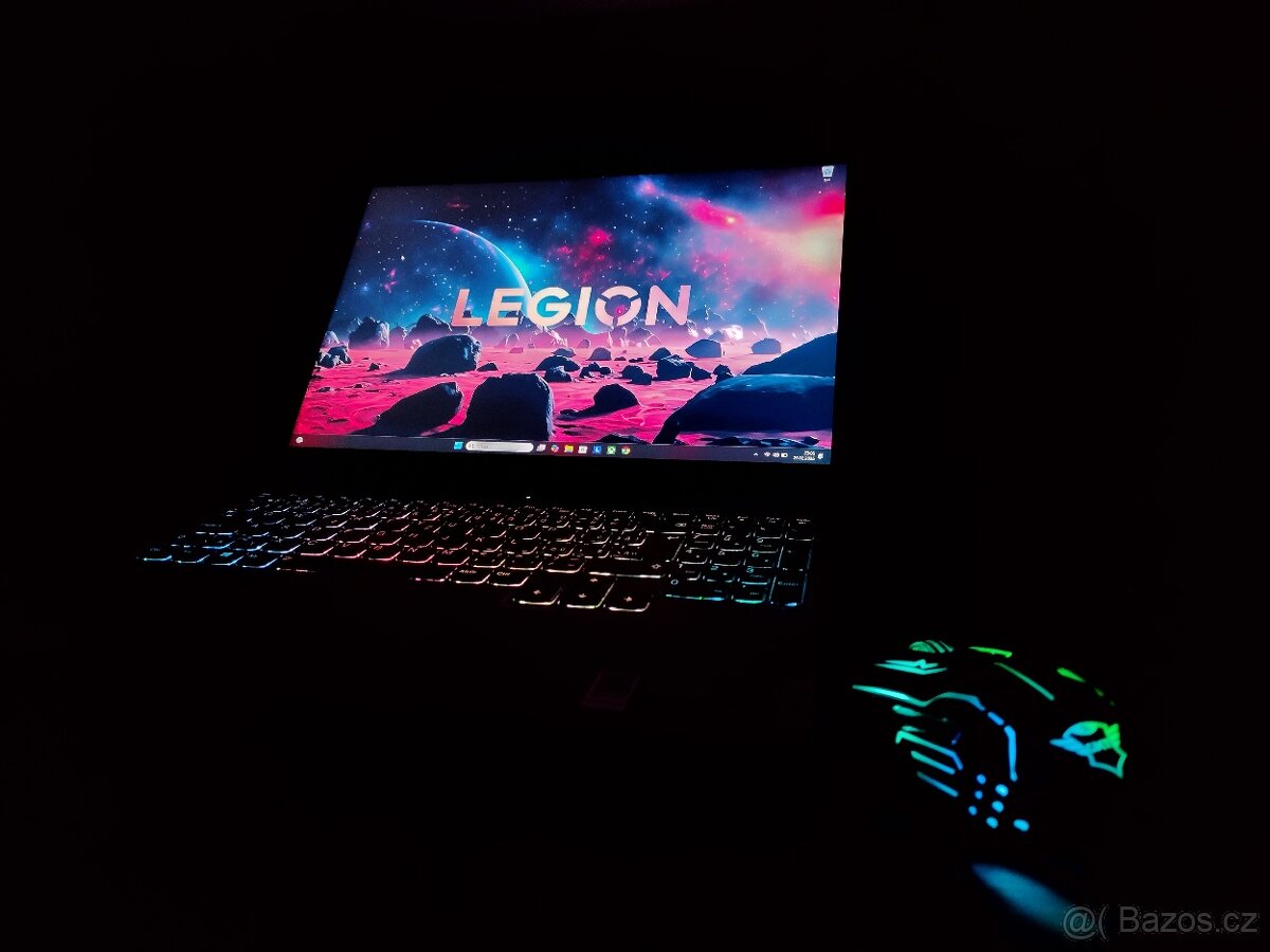 Kovový Legion 5 Pro,2K,R5-6 Core-4,2GHz,RTX 3060,Stav NOVÉHO