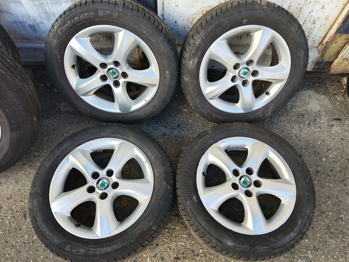 15"letní alu sada Antares 5x100 origo Škoda Fabia 2 Roomste