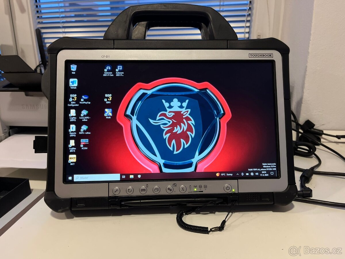 Panasonic CF-D1 toughbook tablet W10 i5 Scania