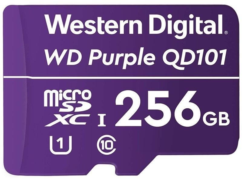 Paměťová karta microSD WD Purple microSDXC 256GB Class 10 U1