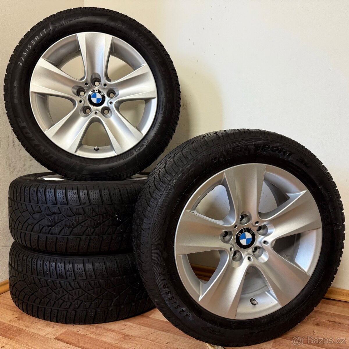 BMW 5 F10/VW T5 5x120 R17 ET30+ZIMNÍ 225/55R17 6mm