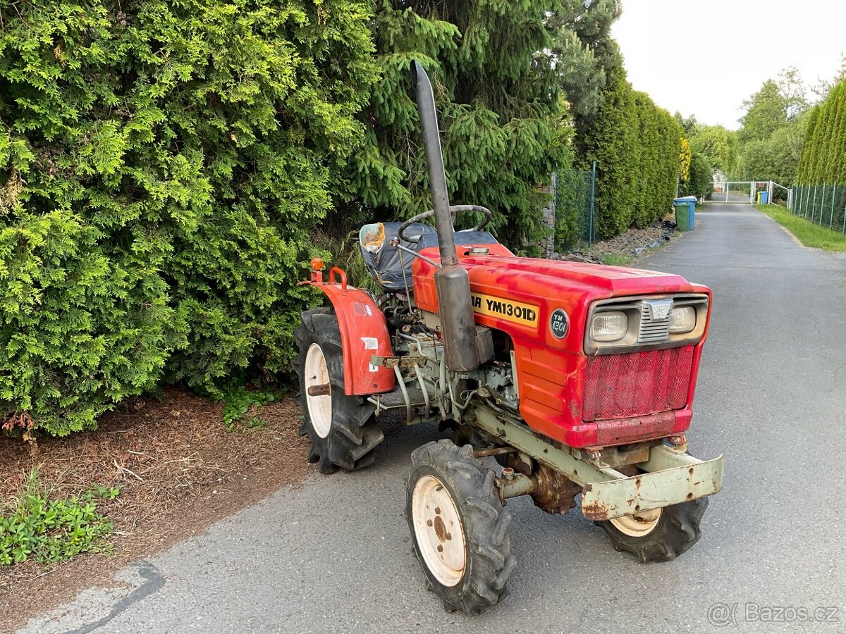 Japonský malotraktor Yanmar YM1301D, 13 Hp, 4x4