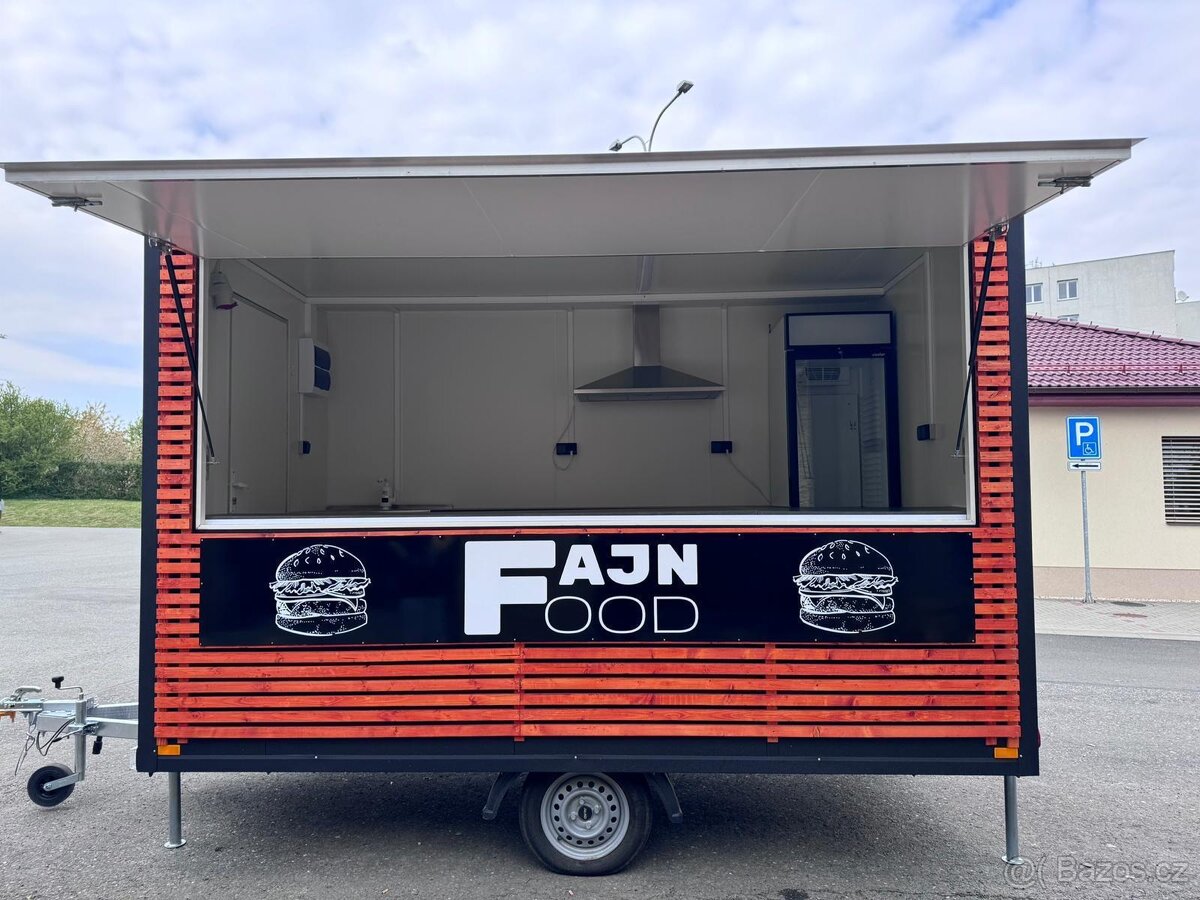 Gastro přívěs, pojízdná kavárna, občerstvení, Food truck