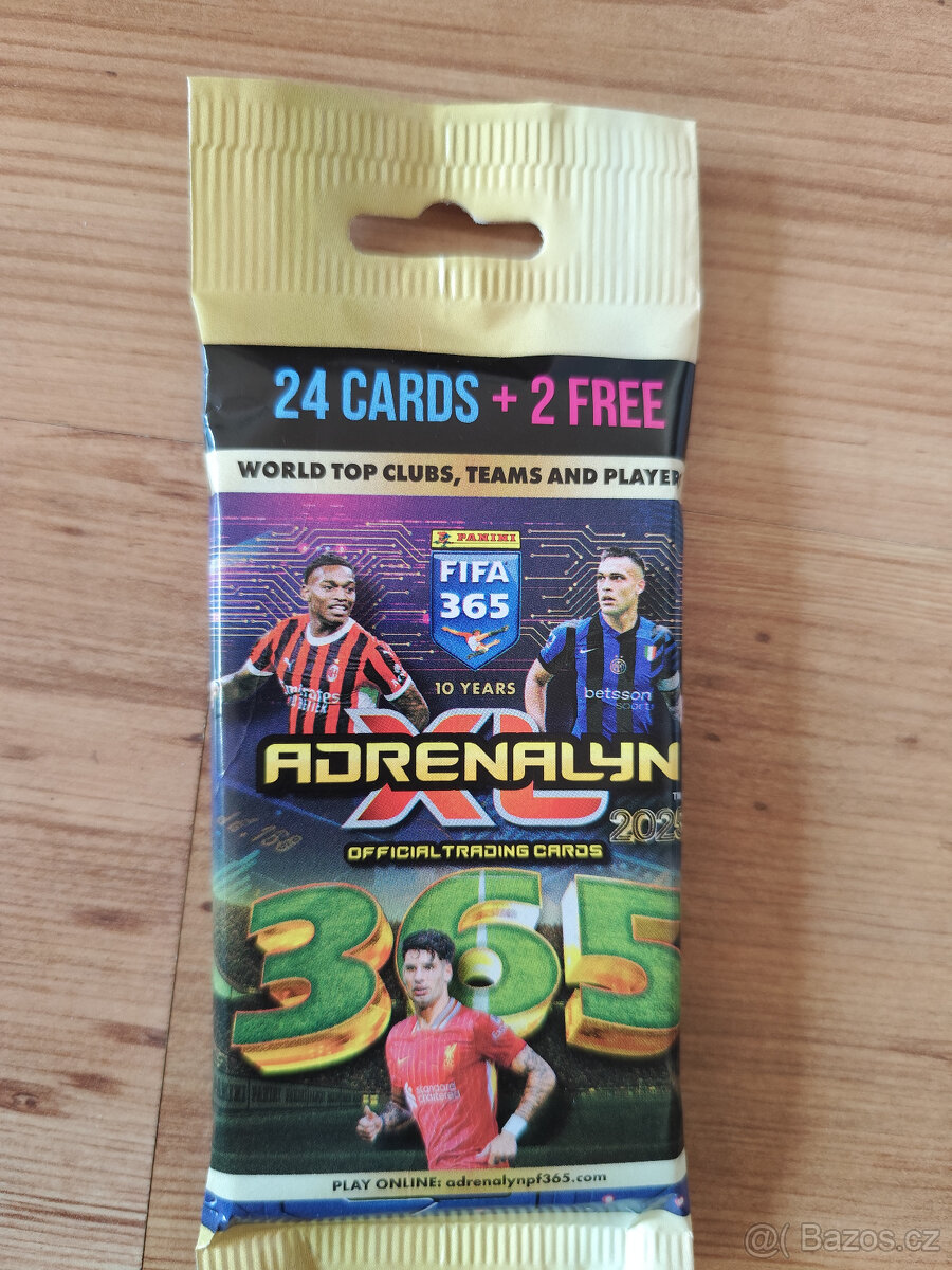 Fotbalové kartičky Adrenalyn FIFA 365 2025 - FatPack Box