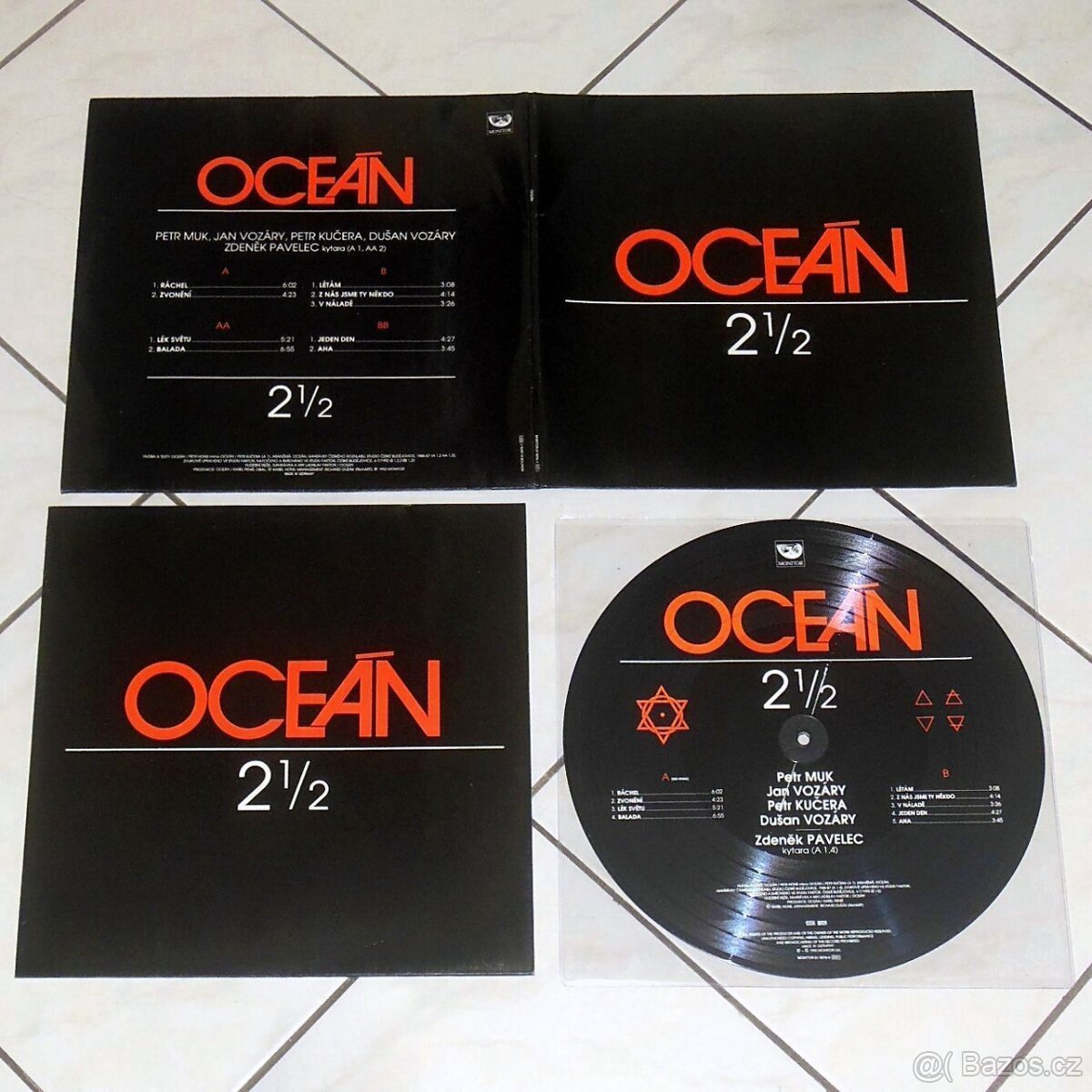 Prodám raritní desky Oceán -2 1/2 (1992) původní vydání 1992