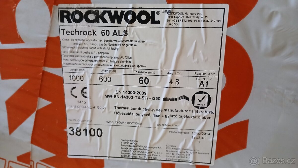 Techrock 60 ALS 60mm 1000x600mm