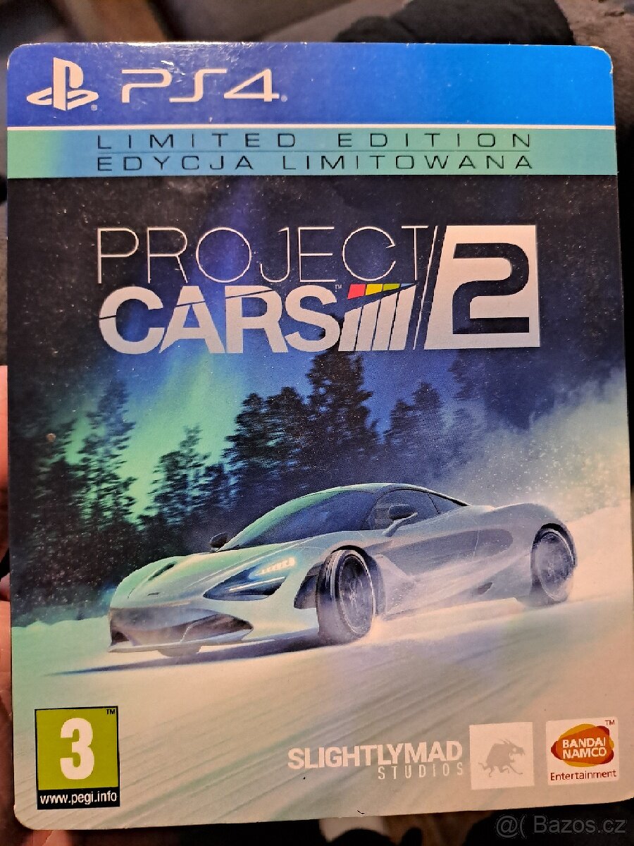 Project Cars 2 ve steelbooku