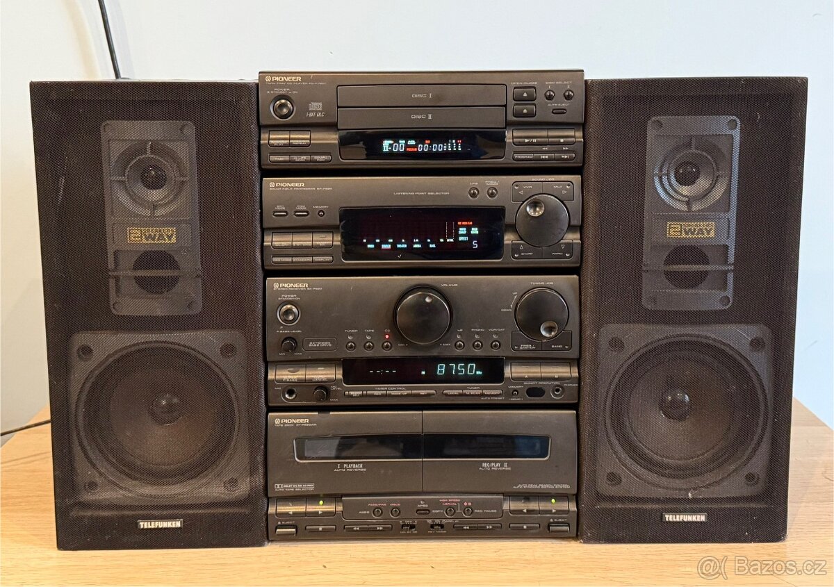 Pioneer SX-P920 HiFi věž + Reproduktory Telefunken