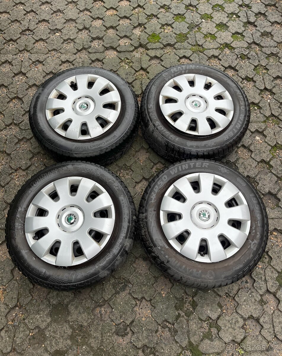 Disky R15 5x112 , Orig. Škoda , Octavia 2 , Golf 5 atd.