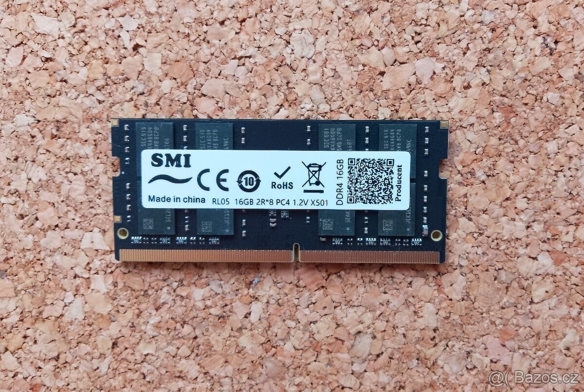 DDR4 - 16 GB, notebook, NOVÁ