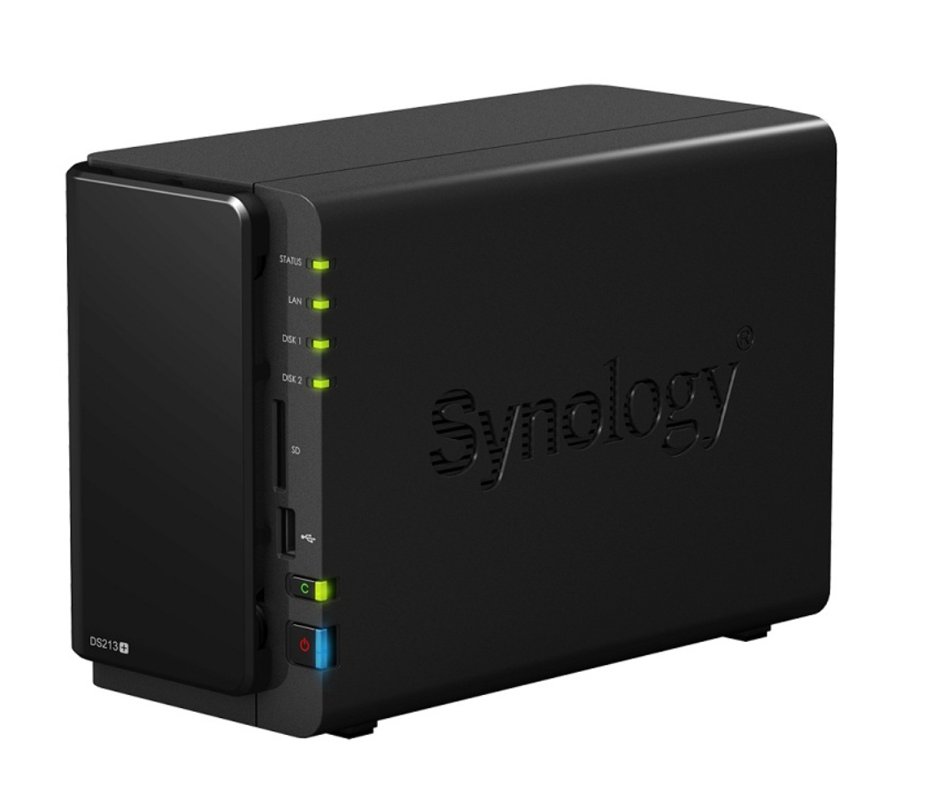 Synology NAS DS213+ 1x 1TB HDD