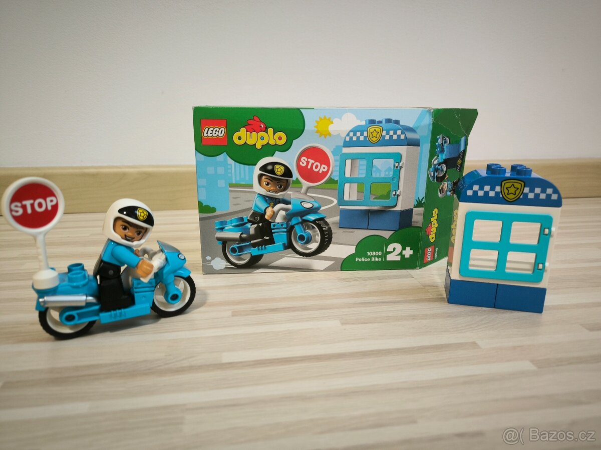 DUPLO 10900-Policejní motorka