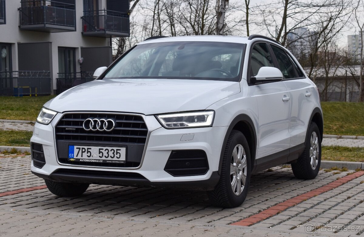 Audi Q3 2.0 TDi 110kw/90tkm/2017/DPH/Quattro/DSG/původ ČR