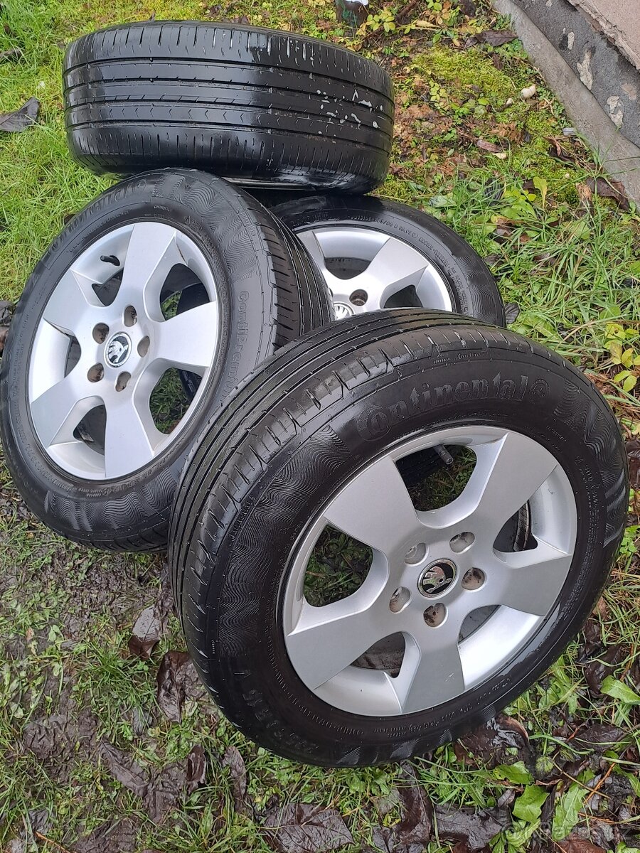 Alu kola 5x112 Škoda Octavia II 205/60 R15