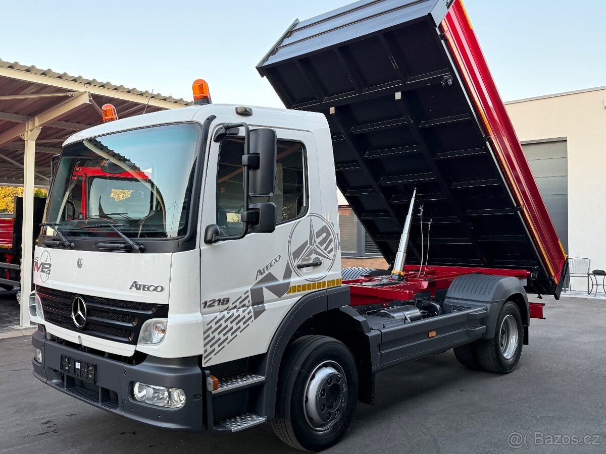 MERCEDES-BENZ ATEGO 1218 SKLÁPĚČ TŘÍSTRANNÝ VYKLÁPĚČ KIPPER