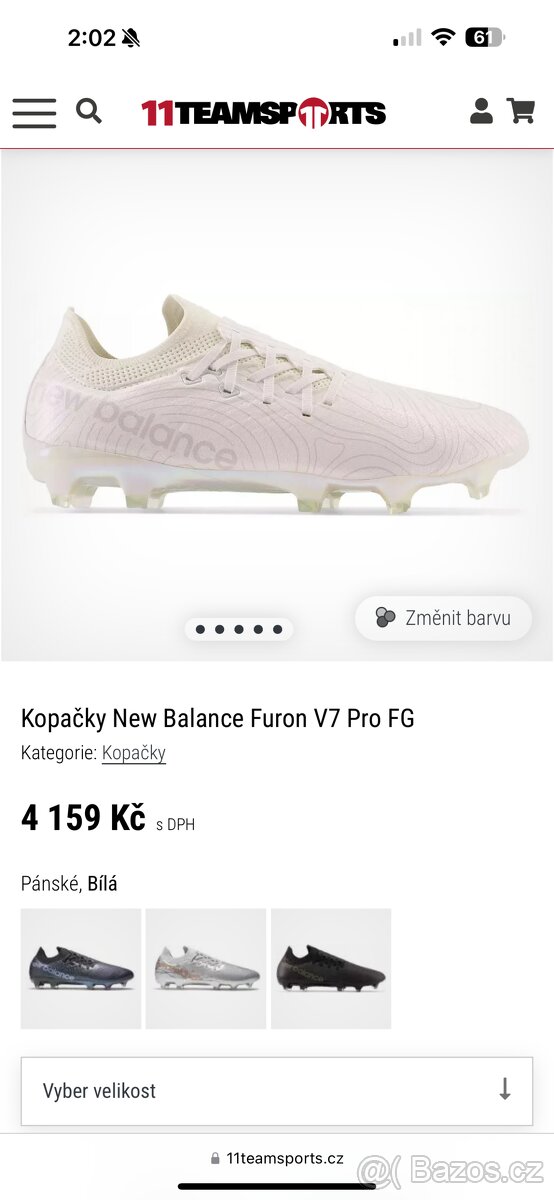 New balance furon v7 pro FG