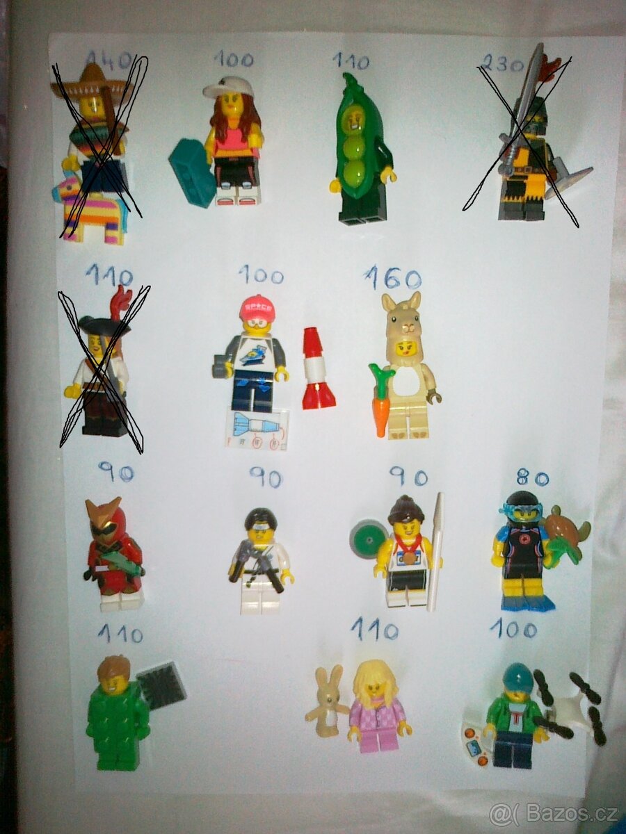 PRODÁM ORIGINAL LEGO FIGURKY SBĚRATELSKÉ 20.SERIE