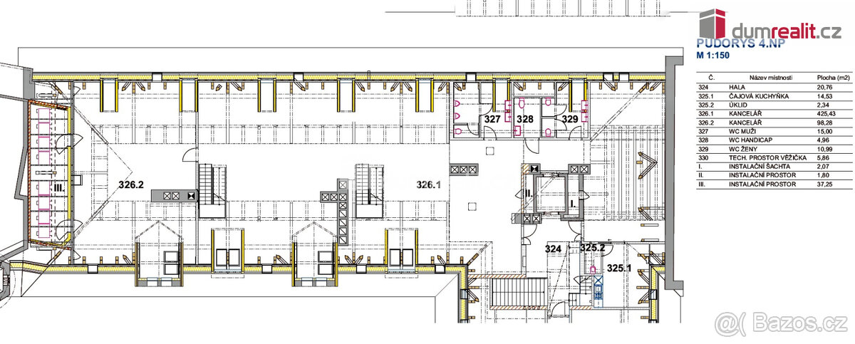 Pronájem nově vybudovaných moderních kanceláří od 45m2 do 51